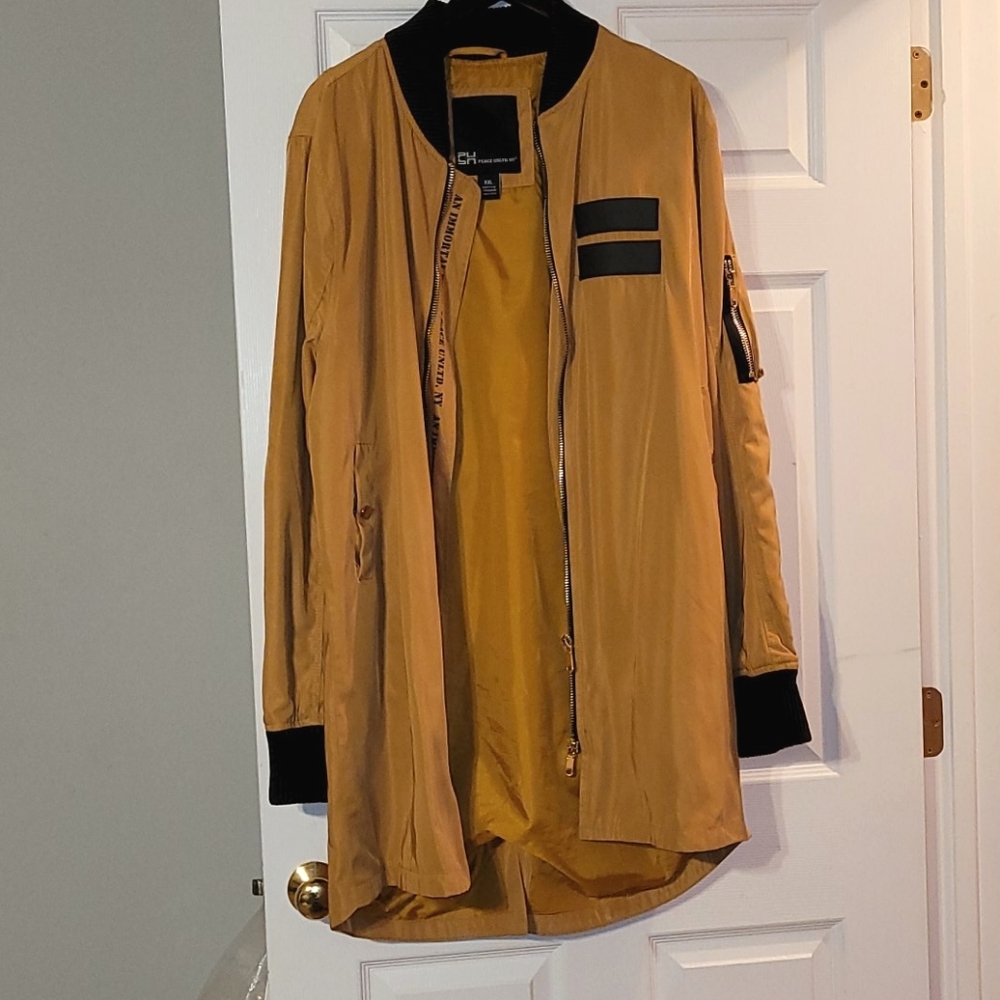 Golden Colored Flight Jacket